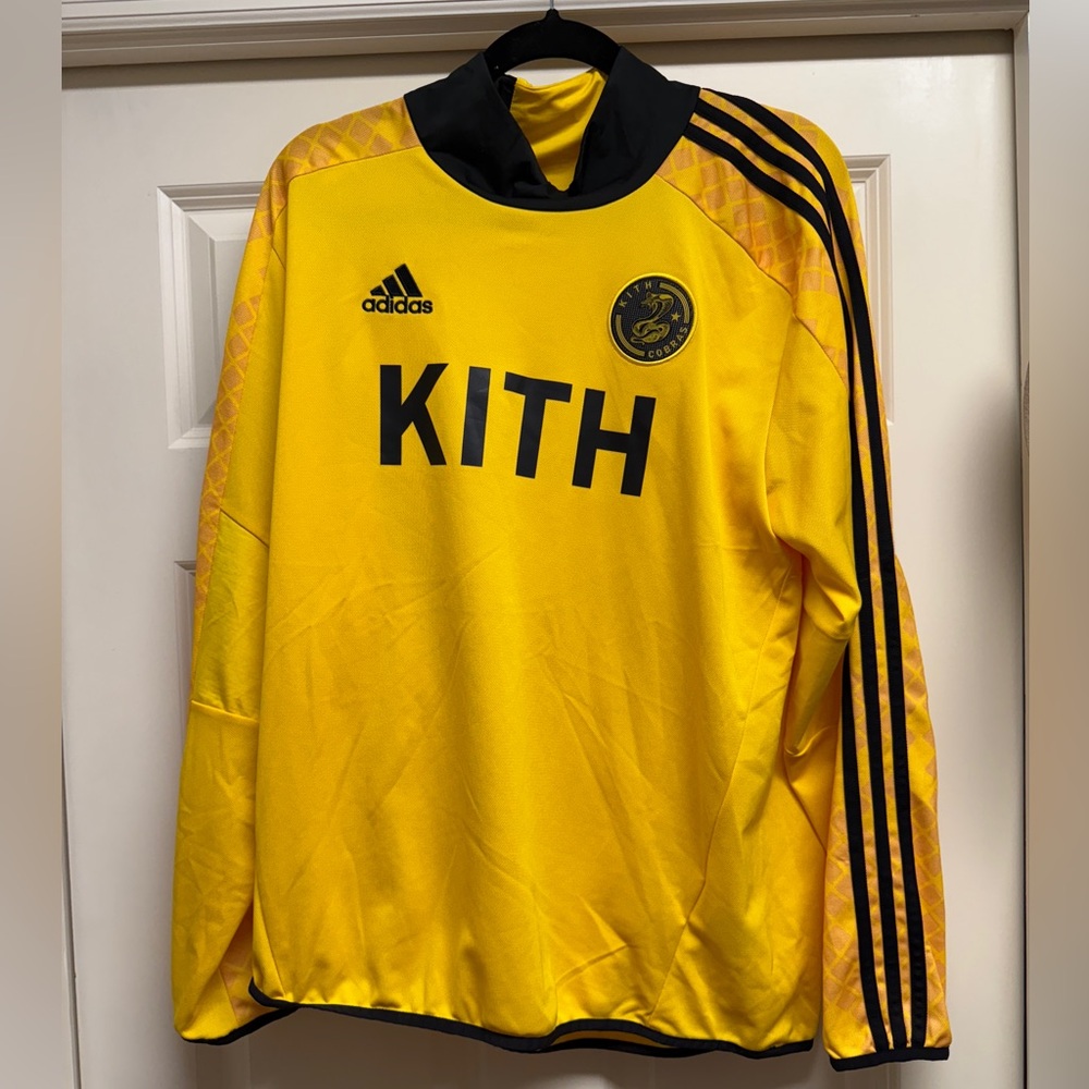 Kith x Adidas Soccer Cobras Yellow Goalie Jersey